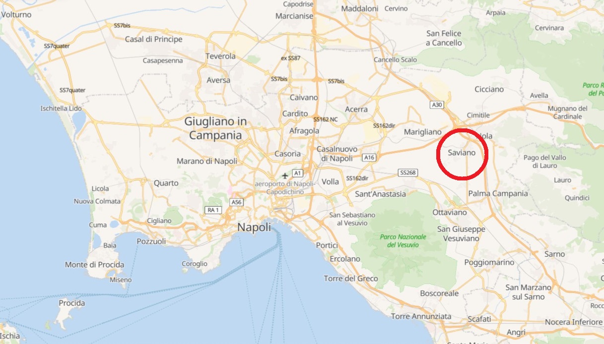 incendio corso Europa Saviano morto